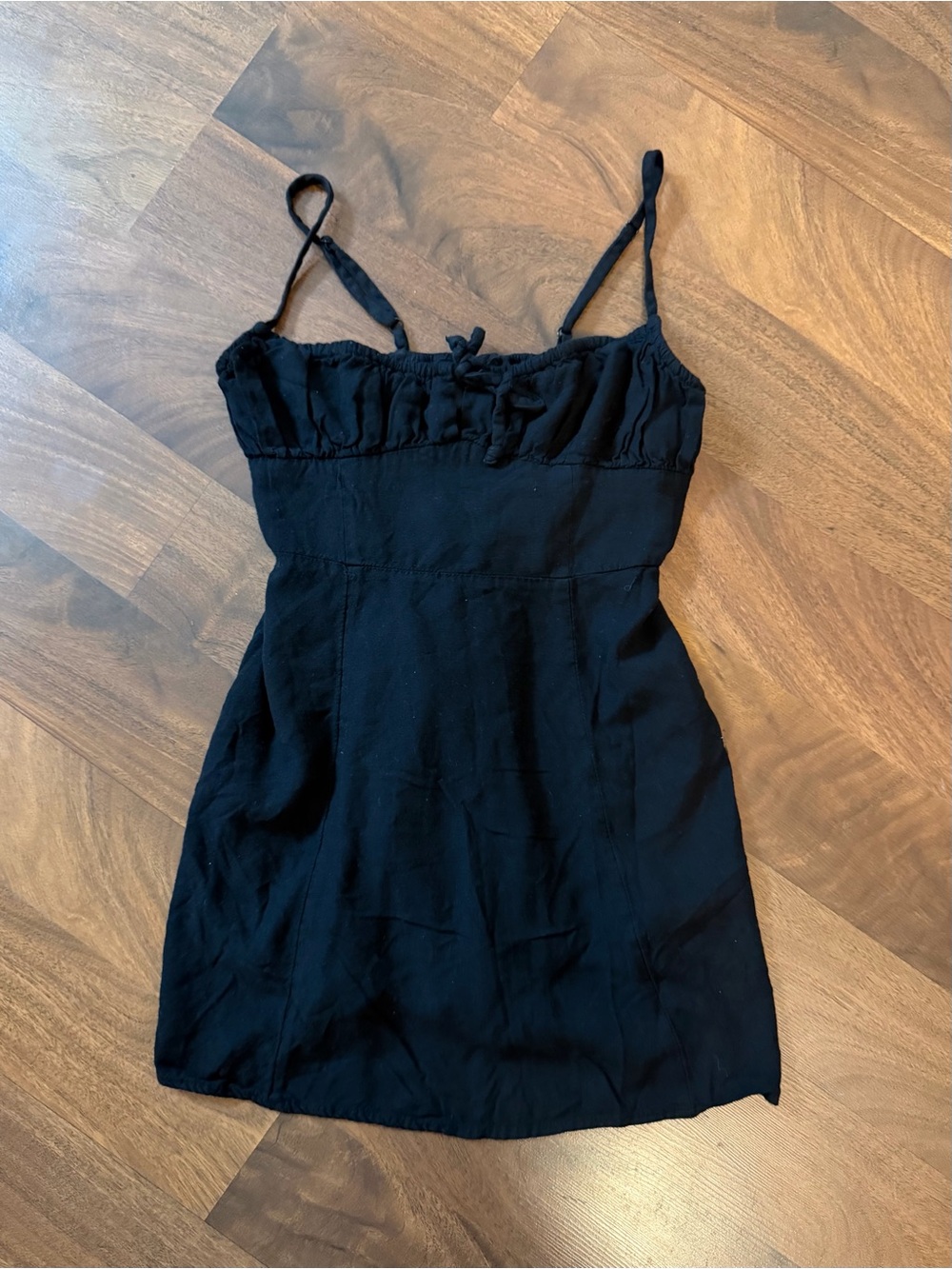 BDG Black Spaghetti Strap Mini Dress